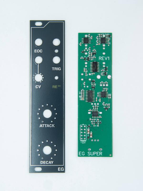EG Eurorack module — front panel and PCB